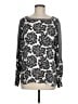 Ann Taylor LOFT 100% Polyester Silver Long Sleeve Blouse Size M - photo 1