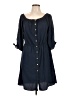 Speed Control 100% Polyester Solid Blue Casual Dress Size L - photo 1
