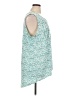 North Style Teal Sleeveless Blouse Size 1X - photo 4
