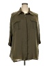 NY Collection 100% Polyester Green 3/4 Sleeve Blouse Size 3X - photo 1