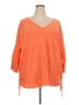 Lane Bryant 100% Cotton Orange Pullover Sweater Size 26 - 28 Plus - photo 1