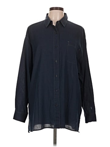 Lafayette 148 New York Long Sleeve Button-Down Shirt (view 1)