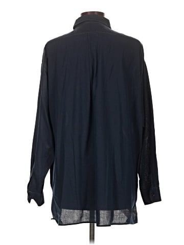 Lafayette 148 New York Long Sleeve Button-Down Shirt (view 2)