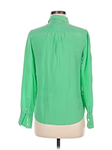 J.Crew Long Sleeve Silk Top (view 2)