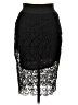 Lily White Black Formal Skirt Size L - photo 1
