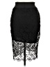 Lily White Black Formal Skirt Size L - photo 2