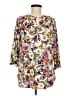 Cherish Purple 3/4 Sleeve Blouse Size M - photo 1