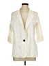 Betsey Johnson 100% Cotton Floral Ivory Red Blazer Size M - photo 1