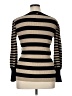 DKNY Stripes Black Pullover Sweater Size XL - photo 2