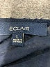 Eclair 100% Polyester Black Blue 3/4 Sleeve Top Size L - photo 7