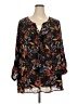DR2 Black 3/4 Sleeve Blouse Size 3X - photo 1