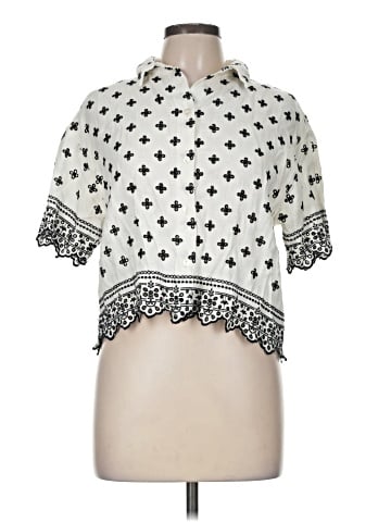 Abercrombie & Fitch Short Sleeve Blouse (view 1)