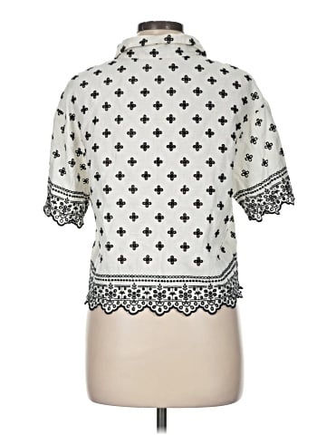 Abercrombie & Fitch Short Sleeve Blouse (view 2)