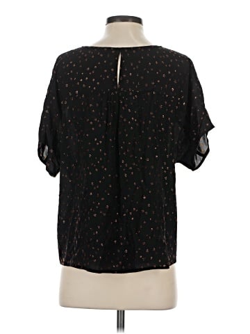 Madewell Rhyme Top in Metallic Dot (view 2)