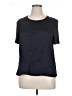 Saint + Sofia 100% Viscose Black Short Sleeve T-Shirt Size 14 - photo 1