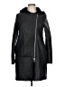 Sandro 100% Leather Solid Black Coat Size Lg (3) - photo 1