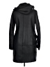 Sandro 100% Leather Solid Black Coat Size Lg (3) - photo 2