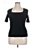 Saint + Sofia Black Short Sleeve Turtleneck Size 14 - photo 1