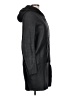 Sandro 100% Leather Solid Black Coat Size Lg (3) - photo 4