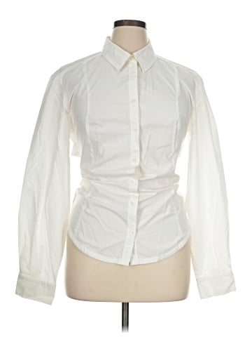Maeve Long Sleeve Button-Down Shirt (view 1)