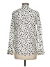 Boden 100% Cotton Polka Dots Ivory Long Sleeve Blouse Size 8 - photo 2