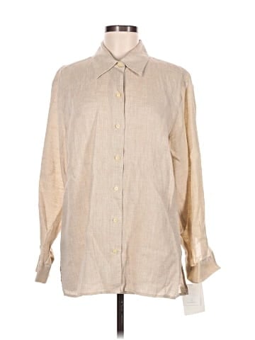 Lizsport Long Sleeve Button-Down Shirt (view 1)