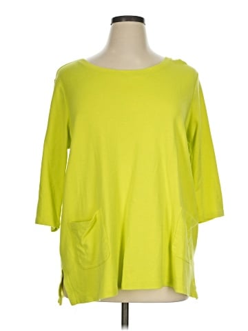 Isaac Mizrahi LIVE! 3/4 Sleeve Top (view 1)