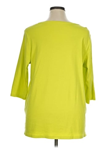 Isaac Mizrahi LIVE! 3/4 Sleeve Top (view 2)