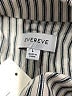 Evereve Stripes Silver White Blazer Size L - photo 6