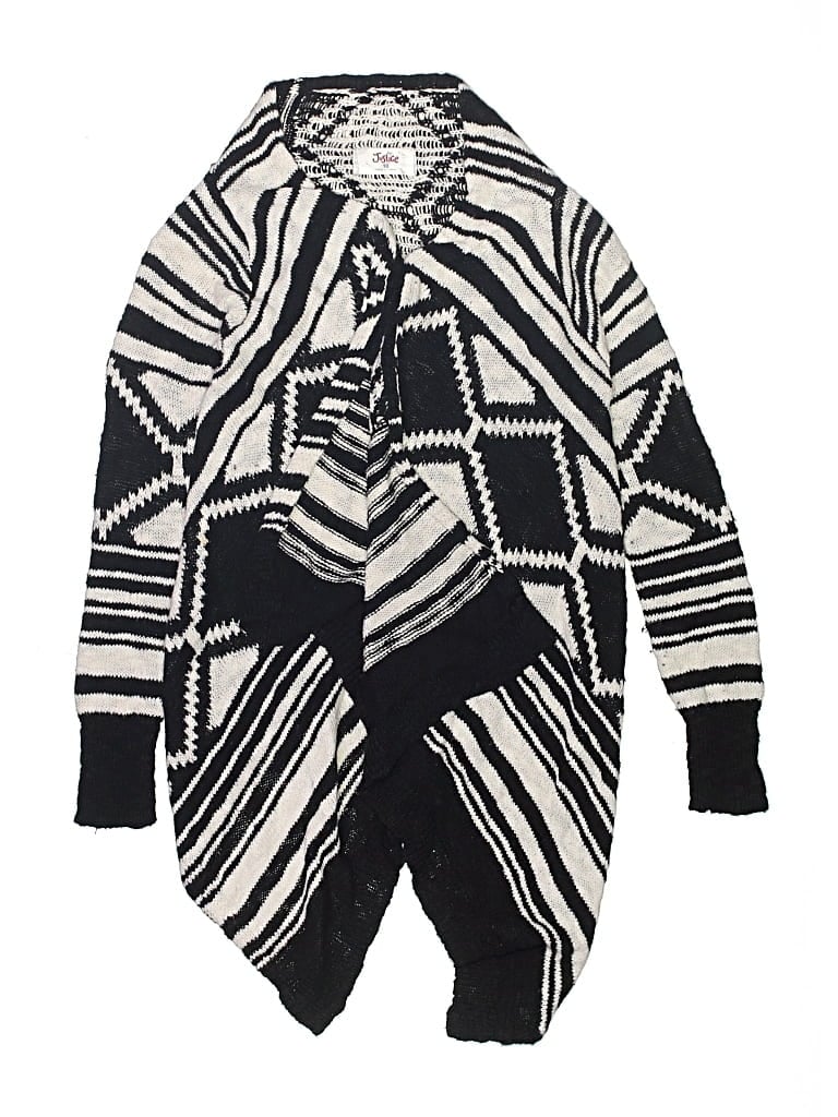 Pre-owned Justice Kids' Pullover Sweater In Black
