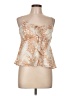 Japna 100% Polyester Tan Sleeveless Blouse Size L - photo 1