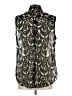 Liz Claiborne 100% Polyester Black Sleeveless Blouse Size L - photo 2