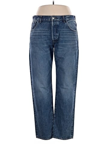Madewell The Dean Easy Straight Jean in Greendale Wash (view 1)