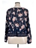 Xhilaration 100% Polyester Blue 3/4 Sleeve Blouse Size XL - photo 2