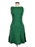 En Focus Studio Solid Green Casual Dress Size 6 - photo 1
