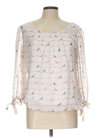 Sara Michelle 3/4 Sleeve Blouse (view 1)