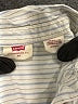 Levi's Stripes White Long Sleeve Blouse Size XS - photo 7