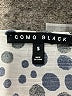 Como Black Silver 3/4 Sleeve Blouse Size S - photo 7