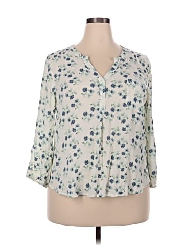 Market and Spruce 3/4 Sleeve Blouse (view 1)