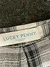 Lucky Penny Plaid Gray Short Sleeve Blouse Size M - photo 7