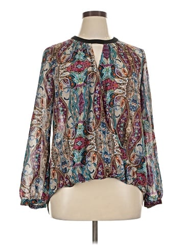 Nicole by Nicole Miller Long Sleeve Blouse (view 1)