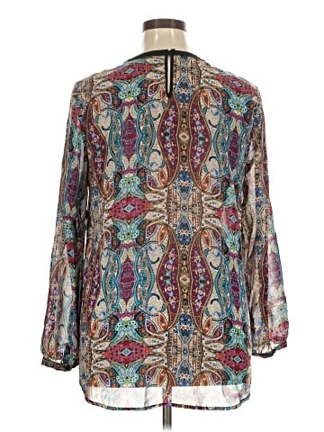 Nicole by Nicole Miller Long Sleeve Blouse (view 2)