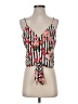 Leith 100% Polyester Red Sleeveless Blouse Size S - photo 1