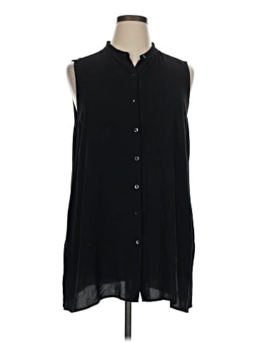 Eileen Fisher Sleeveless Silk Top (view 1)