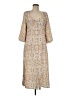 Sancia Paisley Tan Casual Dress Size M - photo 1