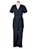 Whistles 100% Cotton Solid Blue Jumpsuit Size 8 - photo 1