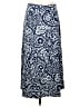 Talbots Paisley Blue Casual Skirt Size S - photo 1