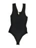 Happily Grey 100% Polyester Black Bodysuit Size L - photo 1