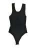 Happily Grey 100% Polyester Black Bodysuit Size L - photo 2