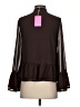 Amanda Uprichard 100% Polyester Brown Long Sleeve Blouse Size XS - photo 2